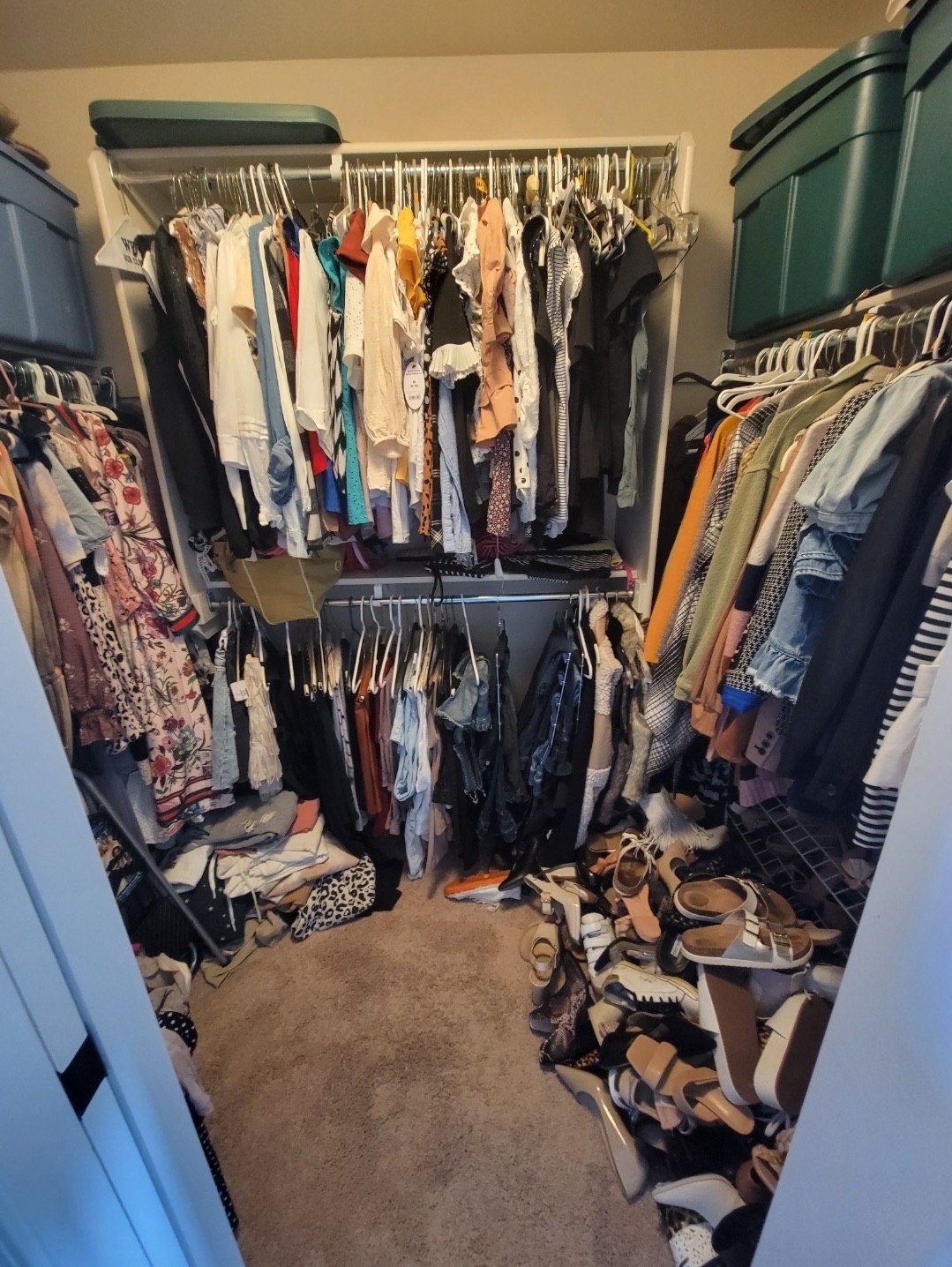 Closet before organizing — Colorado Springs