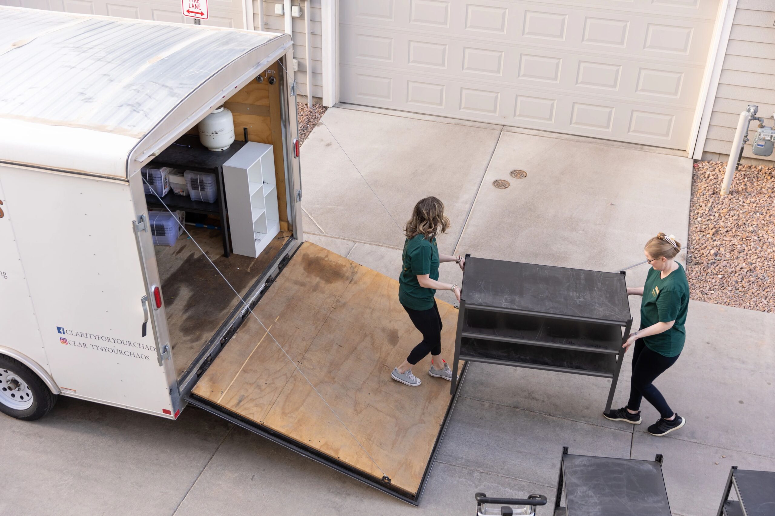 Clarity for Your Chaos team loading a truck for a Colorado Springs move